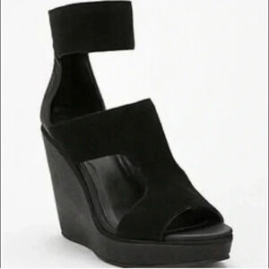 Black Deena & Ozzie Wedge Heels